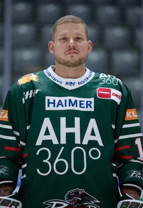 Steffen Tölzer Augsburg Panther 13, DEL, portrait date 2020 2021,