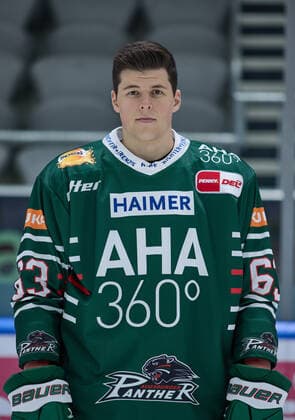 Alex Lambacher Augsburg Panther 63 , DEL, portrait date 2020 2021,