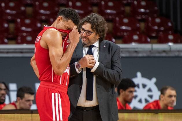 Wade Baldwin 2 FC Bayern , Head Coach Andrea Trinchieri FC Bayern , FC Bayern Basketball vs BC Khimki Moscow, Basketball, Euroleague, 04 12 2020 Munich Bayern Germany Copyright: xkolbert-press UlrichxGamelx