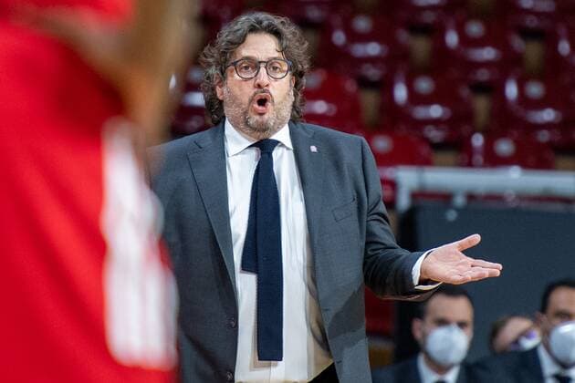 Head Coach Andrea Trinchieri FC Bayern , FC Bayern Basketball vs BC Khimki Moscow, Basketball, Euroleague, 04 12 2020 Munich Bayern Germany Copyright: xkolbert-press UlrichxGamelx