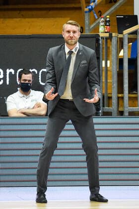 Tuomas Iisalo HAKRO Merlins Crailsheim gets angry, GER, HAKRO Merlins Crailsheim vs BG Goettingen, 4 matchday easycredit Basketball Bundesliga, season 2020 2021, 04 12 2020 GER, HAKRO Merlins Crailsheim vs BG Goettingen, 4 matchday easycredit Basketball Bundesliga, season 2020 2021, 04 12 2020 Crailsheim Copyright: xEibnerxPressefoto MichaelxMemmlerx EP_MMR