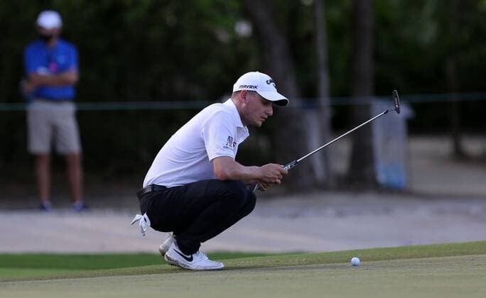 Argentinian Emiliano Grillo competes in the Mayakoba Golf Classic, PGA, Golf Herren tournament, in Playa del Carmen, Quintana Roo state, Mexico, on 04 December 2020. PGA Mayakoba Golf Classic tournament in Mexico !ACHTUNG: NUR REDAKTIONELLE NUTZUNG!  Copyright: xAlonsoxCupulx MEX1664 20201205-637427245803480650