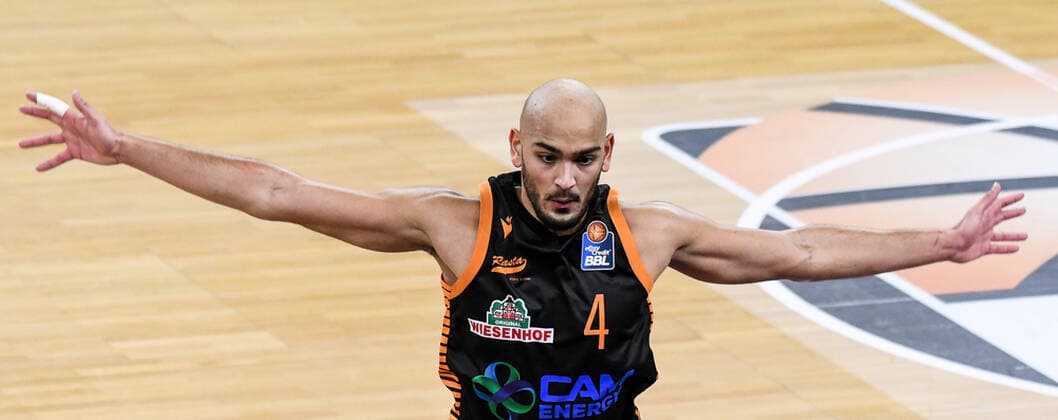 GER, BBL, ratiopharm ulm vs RASTA Vechta 06 12 2020, ratiopharm arena, Neu Ulm, GER, BBL, ratiopharm ulm vs RASTA Vechta, in the picture Stefan Peno Vechta, 4 nordphotoxHafner nph00200