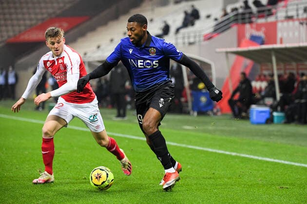 29 JEFF REINE ADELAIDE (NICE) FOOTBALL : Reims vs Nice - Ligue 1 Uber Eats - 06 12 2020 FEP Panoramic 
