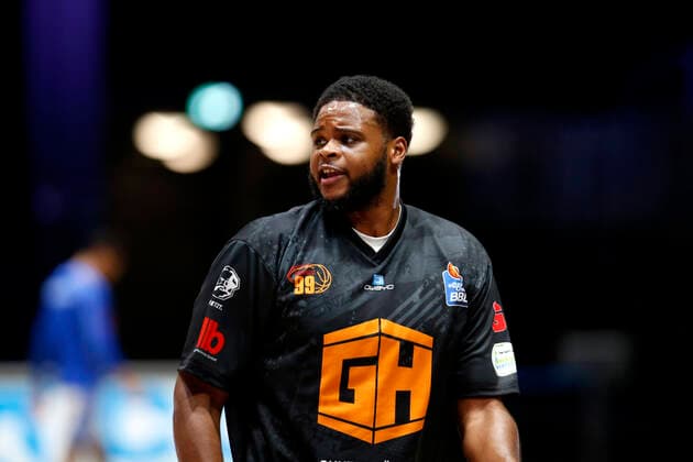 06 12 2020, easyCredit Basketball Bundesliga, BBL, Season 2020 2021, Men, Chemnitz Niners Fraport Skyliners Frankfurt Joe Lawson, Niners Chemnitz Chemnitz Messe Chemnitz Sachsen Germany