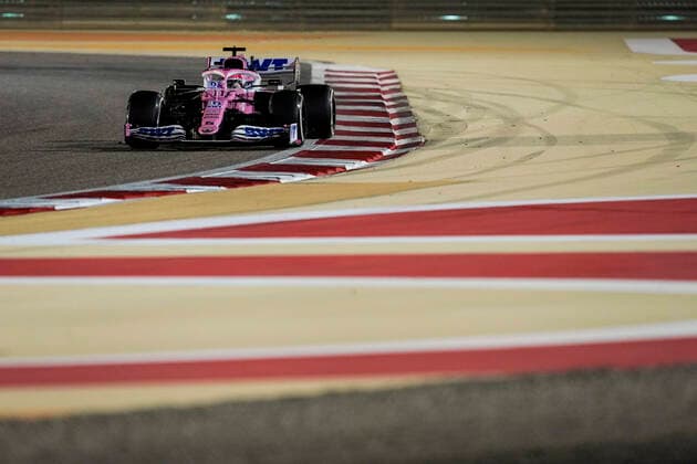 December 6, 2020, Sakhir, Bahrain: SERGIO PEREZ of Mexico and Racing Point F1 Team drives during the 2020 FIA Formula 1 Sakhir Grand Prix at Bahrain International Circuit in Sakhir, Bahrain. Sakhir Bahrain - ZUMAg147 20201206_zap_g147_056 Copyright: xJamesxGasperottix