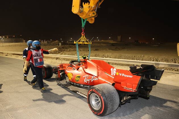 Motorsports FIA Formula One World Championship 2020, Grand Prix of Sakhir, Car of 16 Charles Leclerc MCO, Scuderia Ferrari Mission Winnow , Sakhir Bahrain