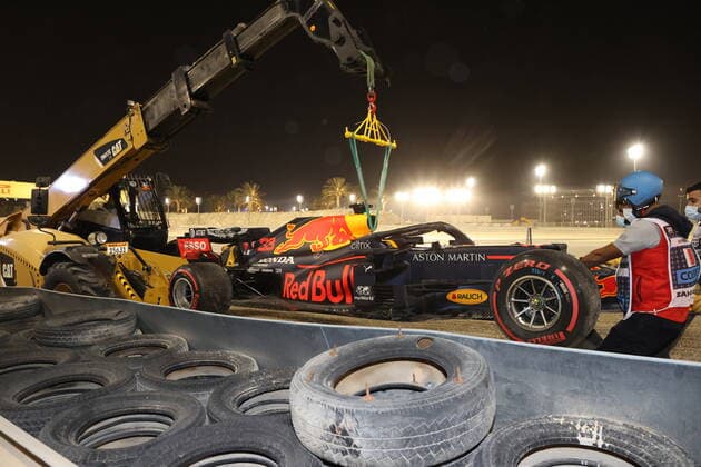 Motorsports FIA Formula One World Championship 2020, Grand Prix of Sakhir, Car of 33 Max Verstappen NLD, Aston Martin Red Bull Racing , Sakhir Bahrain