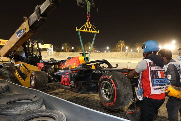 Motorsports FIA Formula One World Championship 2020, Grand Prix of Sakhir, Car of 33 Max Verstappen NLD, Aston Martin Red Bull Racing , Sakhir Bahrain