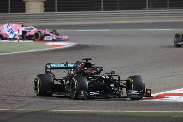 Motorsports FIA Formula One World Championship 2020, Grand Prix of Sakhir, 63 George Russell GBR, Mercedes AMG Petronas Formula One Team , Sakhir Bahrain