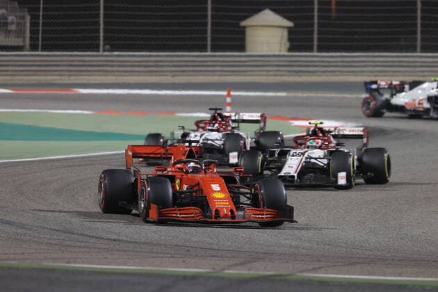 Motorsports FIA Formula One World Championship 2020, Grand Prix of Sakhir, 5 Sebastian Vettel GER, Scuderia Ferrari Mission Winnow , Sakhir Bahrain