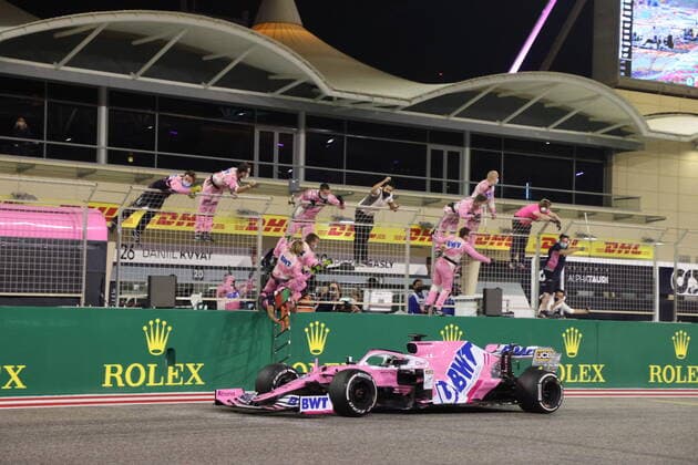 Motorsports FIA Formula One World Championship 2020, Grand Prix of Sakhir, 11 Sergio Perez MEX, BWT Racing Point F1 Team, Sakhir Bahrain