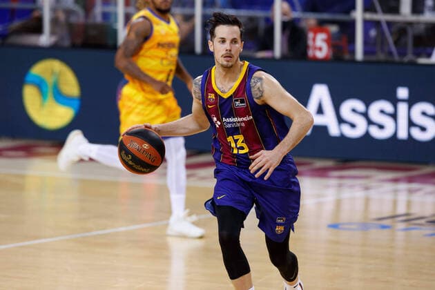 December 6, 2020, Barcelona, Spain: Thomas Heurtel of FC Barcelona, Barca during the Liga Endesa match between FC Barcelona and Herbalife Gran Canaria at Palau Blaugrana in Barcelona, Spain. Barcelona Spain - ZUMAd159 20201206_zia_d159_140 Copyright: xDavidxRamirezx