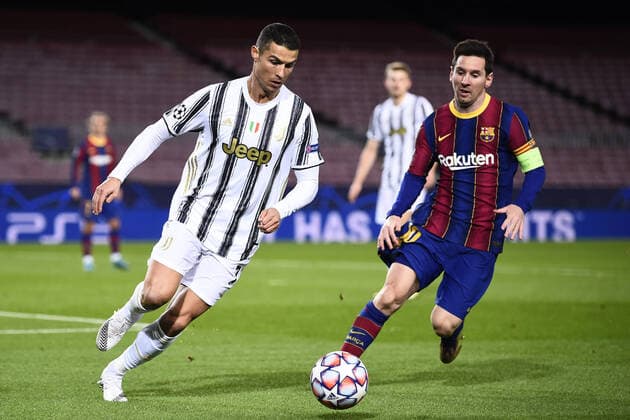 Barcellona (Spagna) 08 12 2020 - Champions League Barcellona-Juventus Image nella foto: Cristiano Ronaldo-Lionel Messi 