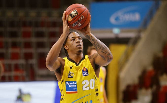 Ludwigsburg , Basketball easyCredit BBL Bundesliga , MHP GIANTS Ludwigsburg vs Alba Berlin , Desi Rodriguez Riesen
