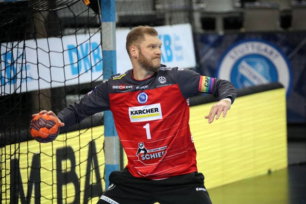 10 12 20 TVB Stuttgart GWD Minden Germany, Stuttgart, 10 12 2020, Handball, DKB Bundesliga, Season 2020 2021, TVB Stuttgart GWD Minden Johannes Bitter TVB Stuttgart