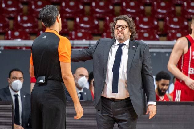 Head Coach Andrea Trinchieri FC Bayern , FC Bayern Basketball vs Asvel Villeurbanne, Basketball, Euroleague, 11 12 2020 Munich Bayern Germany Copyright: xkolbert-press UlrichxGamelx