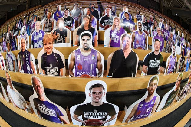 BG Göttingen Syntainics MBC 12 12 2020, Basketball Bundesliga easyCredit BBL, season 2020 2021, main round, 6 matchday, BG Göttingen Syntainics MBC Papplikum in the S Arena Göttingen Lower Saxony Germany