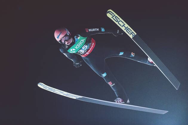 SLO, FIS Ski Flying World Championship, Planica 11 12 2020, Planica Nordic Centre, Ratece, SLO, FIS Ski Flying World Championship, Planica, individual competition, men, in picture Karl Geiger GER Karl Geiger of Germany during the men individual competition of FIS Ski Flying World Championship at the Planica Nordic Centre in Ratece, Slovenia on 2020 12 11 Ratece Oberkrain Gorenjska Slovenia