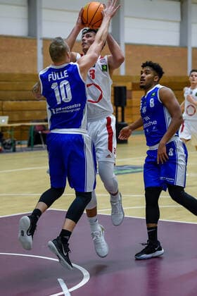 Barmer 2 Basketball Bundesliga ProB, Rheinstars Koeln vs TKS 49ers Stahnsdorf, 12 12 2020 Yannick Kneesch RheinStars Koeln 3 , Barmer 2 Basketball Bundesliga ProB, Rheinstars Koeln vs TKS 49ers Stahnsdorf on 12 12 2020 at ASV Koeln in Koeln North Rhine-Westphalia Copyright: xBEAUTIFULxSPORTS Mueller-Laschetx