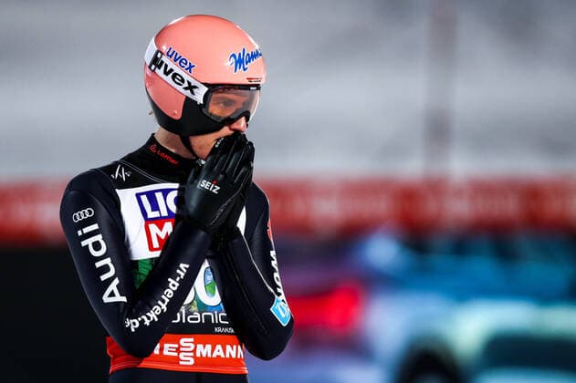 SKI FLYING - FIS Ski Flying World Championship, WM, Weltmeisterschaft Planica PLANICA,SLOVENIA,12.DEC.20 - NORDIC SKIING, Ski jumping, Skispringen, Ski, nordisch SKI FLYING - FIS Ski Flying World Championship. Image shows Karl Geiger (GER). GEPAxpictures xMaticxKlansek