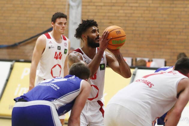 Sport Rheinstars Cologne vs Eintracht Stahnsdorf Basketball BARMER 2 Basketball Bundesliga ProB Marco Porcher Jimenez Rheinstars , 12 12 2020