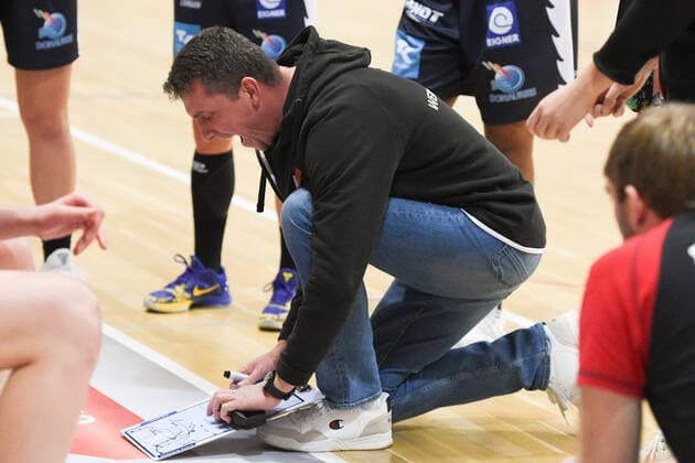 Halle, Germany 12 December 2020 1 BBL Women 2020 2021 Gisa Lions SV Halle vs Xcyde Angels Noerdlingen Coach Ajtony Imreh Noerdlingen Erdgas Sportarena Sachsen Anhalt Copyright: xFotostandx xxBallaschx