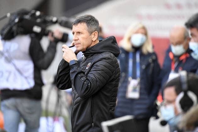 ADRIAN URSEA (ENTRAINEUR NICE) FOOTBALL : Nice vs Rennes - Ligue 1 Uber Eats - 13 12 2020 FEP Panoramic 