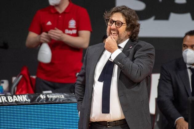 Head Coach Andrea Trinchieri FC Bayern , FC Bayern Basketball vs Giessen 46ers, BBL, 13 12 2020 Munich Bayern Germany Copyright: xkolbert-press UlrichxGamelx