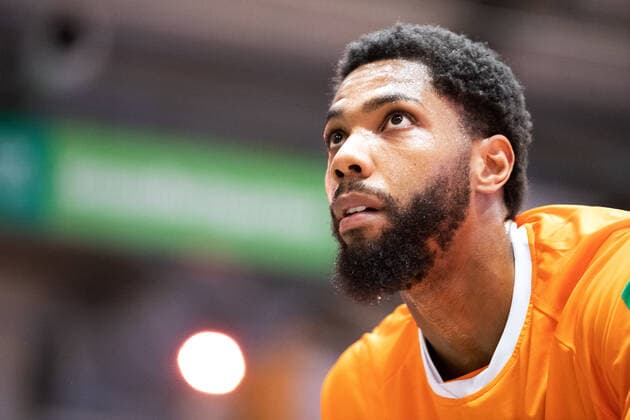 BARMER 2 Basketball Bundesliga ProA 11 Matchday Season 2020 2021 am 13 12 2020 Science City Jena vs ROSTOCK SEAWOLVES Keith Wright Rostock , Portrait Sparkassen Arena Jena