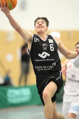 ProB BARMER 2 Basketball Bundesliga, Group North, 9 Matchday, ETV Hamburg WWU Baskets Münster 72 105 , JASPER GÜNTHER Münster Eimsbüttel Hamburg