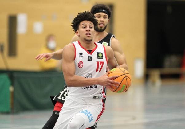 ProB BARMER 2 Basketball Bundesliga, Group North, 9 Matchday, ETV Hamburg WWU Baskets Münster 72 105 , Mubarak Salami ETV, v , MARCK COFFIN Eimsbüttel Hamburg