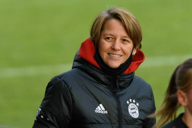 FRANKFURT, GERMANY, DEC 13: Bianca Rech (Sporting director) before the Frauen Bundesliga match between Eintracht Frankfurt and FC Bayern Munich Sven Beyrich SPP Eintracht Frankfurt v FC Bayern Munich 