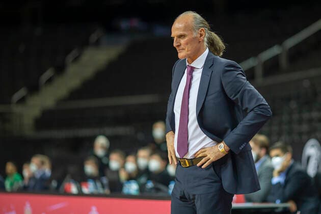 2020-12-15 Kaunas Lithuania. Basketball team Zalgiris Kaunas plays vs Baskonia Vitoria Gasteiz Euroleague game at Zalgiris arena in Kaunas on Tuesday 15 of December 2020. coach DUSKO IVANOVIC. Vilnius Lithuania  Copyright: xKarolisxKavolelisx euroleague basketball