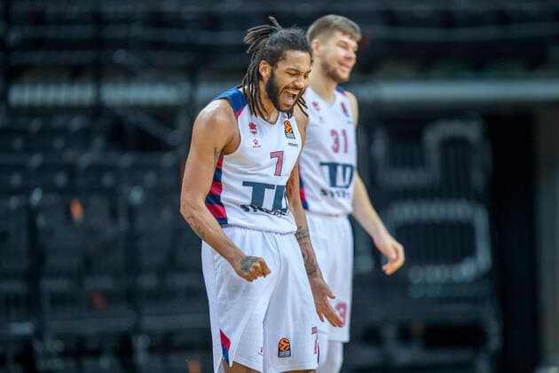 2020-12-15 Kaunas Lithuania. Basketball team Zalgiris Kaunas plays vs Baskonia Vitoria Gasteiz Euroleague game at Zalgiris arena in Kaunas on Tuesday 15 of December 2020. 7PIERRIA HENRY. Vilnius Lithuania  Copyright: xKarolisxKavolelisx euroleague basketball