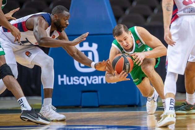 2020-12-15 Kaunas Lithuania. Basketball team Zalgiris Kaunas plays vs Baskonia Vitoria Gasteiz Euroleague game at Zalgiris arena in Kaunas on Tuesday 15 of December 2020. PAULIUS JANKUNAS. Kaunas Lithuania  Copyright: xKarolisxKavolelisx euroleague basketball
