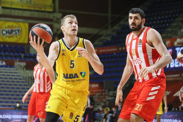 Jayson Granger Alba Berlin während Euroleague Spiel gegen Crvena zvezda, Aleksandar Nikolic arena, Belgrad 15.12.2020 MarkoxMetlas 