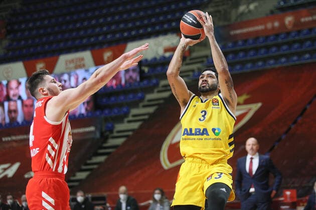 Peyton Siva Alba Berlin während Euroleague Spiel gegen Crvena zvezda, Aleksandar Nikolic arena, Belgrad 15.12.2020 MarkoxMetlas 