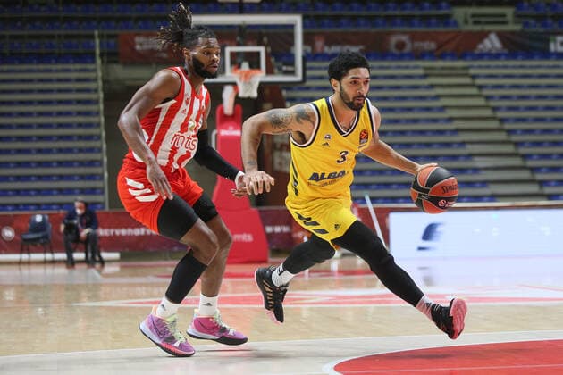 Peyton Siva Alba Berlin während Euroleague Spiel gegen Crvena zvezda, Aleksandar Nikolic arena, Belgrad 15.12.2020 MarkoxMetlas 