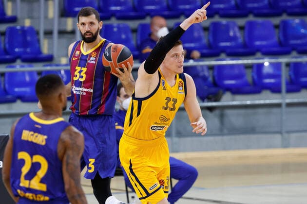 December 16, 2020, Barcelona, Spain: Jonas Jerebko of Khimki Moscow during the Turkish Airlines EuroLeague match between FC Barcelona, Barca and Khimki Moscow at Palau Blaugrana in Barcelona, Spain. Barcelona Spain - ZUMAd159 20201216_zia_d159_095 Copyright: xDavidxRamirezx