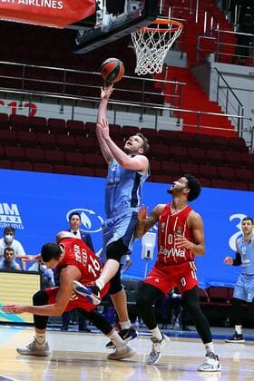 Basketball. Euroleague. BC Zenit vs BC Bavaria. Player of BC Zenit Andrey Zubkov AlexanderxKulebyakin