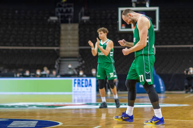 2020-12-17 Kaunas Lithuania. Basketball team Zalgiris Kaunas plays vs Fenerbahce Istanbul Euroleague game at Zalgiris arena in Kaunas on Thursday 17 of December 2020. ARTURAS MILAKNIS. Kaunas Lithuania  Copyright: xKarolisxKavolelisx euroleague basketball