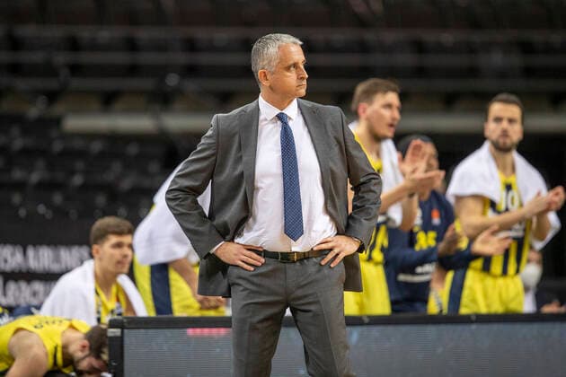 2020-12-17 Kaunas Lithuania. Basketball team Zalgiris Kaunas plays vs Fenerbahce Istanbul Euroleague game at Zalgiris arena in Kaunas on Thursday 17 of December 2020. COACH IGOR KOKOSKOV. Kaunas Lithuania  Copyright: xKarolisxKavolelisx euroleague basketball