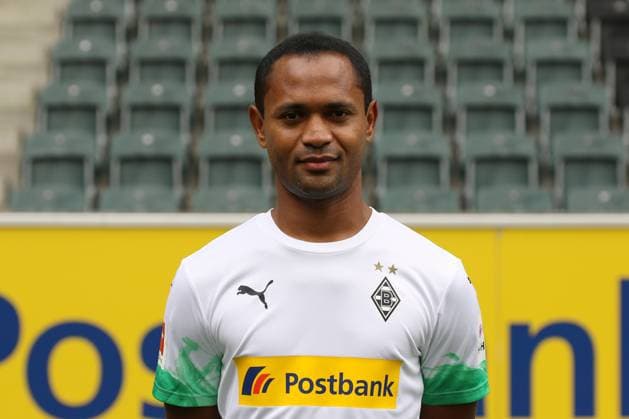 Moenchengladbach, Germany 01 August 2019 1 BL 19 20 Bor Moenchengladbach team photo Raffael BMG , action single image portrait face DFL regulations prohibit any use of photographs as image sequences and or quasi video 1 BL 19 20 Bor Moenchengladbach team photo hvel
