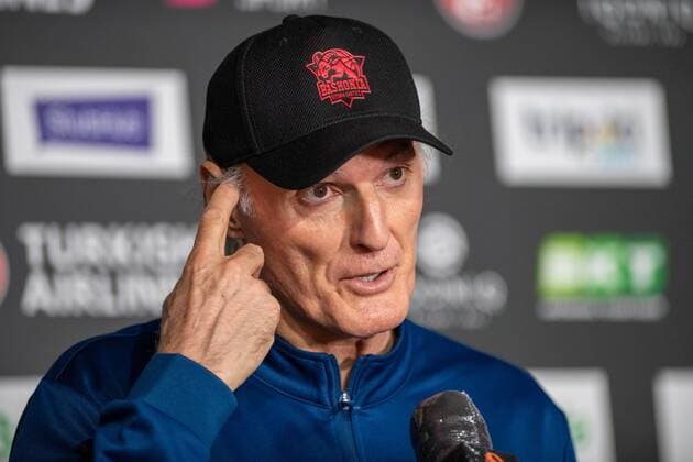 Head Coach Dusko Ivanovic Baskonia Vitoria Gasteiz , FC Bayern Basketball vs Baskonia Vitoria Gasteiz, Basketball, Euroleague, 18 12 2020 Muenchen Bayern Germany Copyright: xkolbert-press UlrichxGamelx