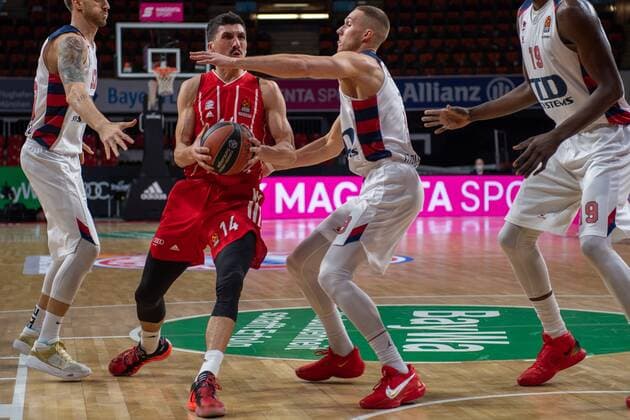 Nihad Djedovic 14 FC Bayern , FC Bayern Basketball vs Baskonia Vitoria Gasteiz, Basketball, Euroleague, 18 12 2020 Muenchen Bayern Germany Copyright: xkolbert-press UlrichxGamelx