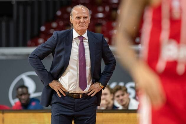 Head Coach Dusko Ivanovic Baskonia Vitoria Gasteiz , FC Bayern Basketball vs Baskonia Vitoria Gasteiz, Basketball, Euroleague, 18 12 2020 Muenchen Bayern Germany Copyright: xkolbert-press UlrichxGamelx