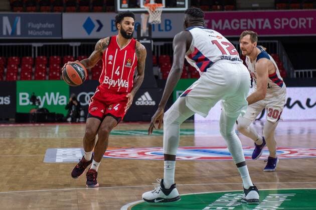 D Seeley 4 FC Bayern , Ilimane Diop 12 Baskonia Vitoria Gasteiz , FC Bayern Basketball vs Baskonia Vitoria Gasteiz, Basketball, Euroleague, 18 12 2020 Muenchen Bayern Germany Copyright: xkolbert-press UlrichxGamelx
