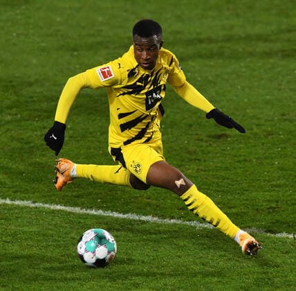 Football, Men, 2020 2021 season, 1 Bundesliga 13 matchday , 1 FC Union Berlin Borussia Dortmund, Youssoufa Moukoko Borussia Dortmund , 18 12 2020, Copyright: xMatthiasxKochx