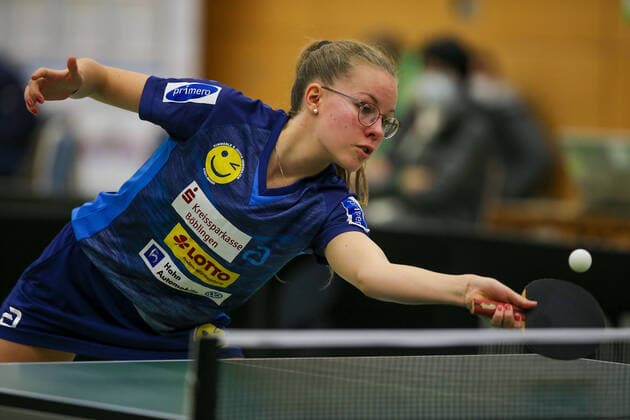despor 19 12 2020 Table Tennis Ladies 1 BL TSV Langstadt SV Böblingen emspor, emonline, oespor, v l , Annett Kaufmann SV Böblingen Table Tennis Ladies 1 Bundesliga Foto Joaquim Ferreira Copyright: JoaquimxFerreira